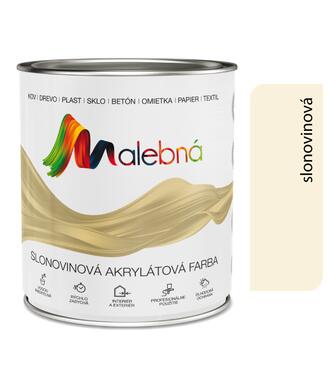 Malebná 0602 slonovinová - Vrchná akrylátová pololesklá farba 0,7l