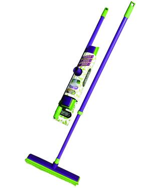 Metla gumenná s teleskopickou rúčkou