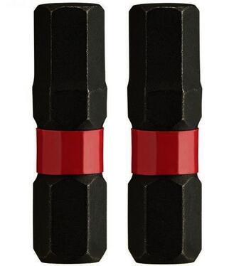 Milwaukee SHOCKWAVE IMPACT DUTY HEX 4mm 25mm Šrobovacie bity 2ks