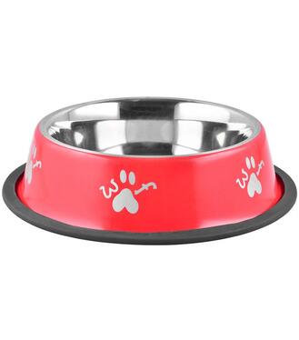 Miska MagicHome Woof 33 cm, 2000 ml, červená, pre psa