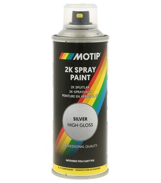 Motip 2K RAL 9006 met. lesk 200ml