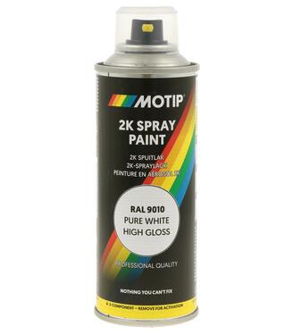 Motip 2K RAL 9010 lesk 200ml