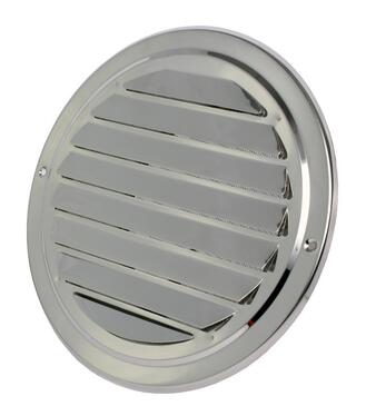 Mriežka okrúhla nerezová s prírubou 125