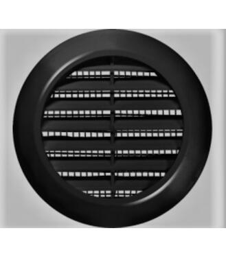 Mriežka vetracia KO 150 čierna