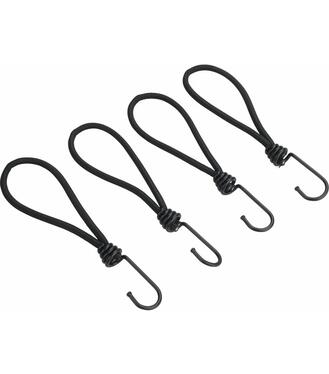Napínač plachty gumový s hákom 4ks/BAL 18cm x 6mm latex