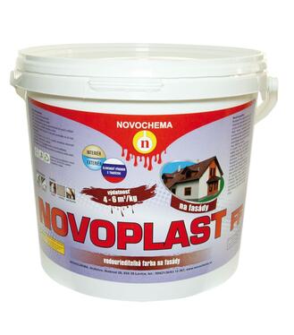 Novoplast FF - Vodouriediteľná farba na fasády biela 12kg