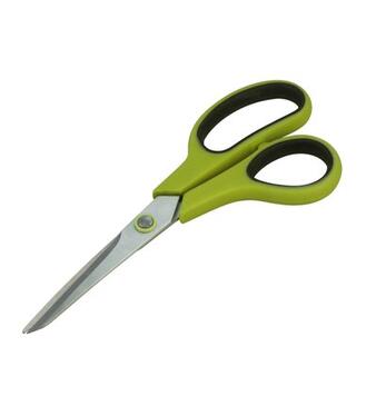 Nožnice kancelárske, plastová pogumovaná rukoväť, 190mm