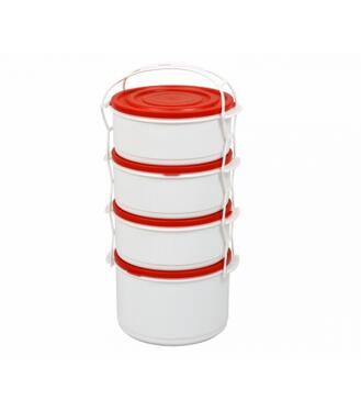 Obedár 3+1-dielny plastový