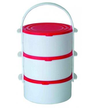 Obedár plastový 3-dielny