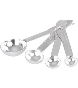 Odmerka MagicHome, lyžicová, nerez, sada 4 ks
