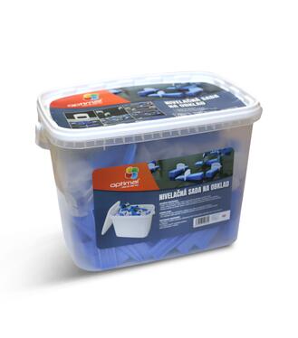 OPTIMAL Sada nivelačná 100ks medzerník, 100ks klin + kliešte