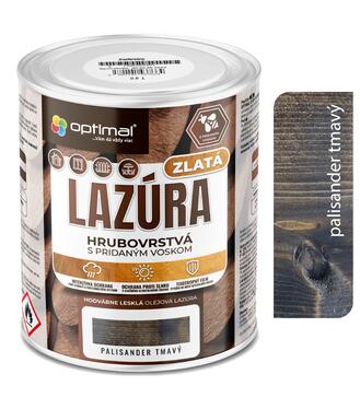 Optimal Zlatá lazúra Palisander 0,6l - laková olejová lazúra s voskami