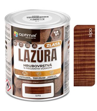 Optimal Zlatá lazúra Sipo 2,25l - laková olejová lazúra s voskami