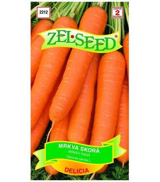 Osivo- Mrkva skorá Delicia 2,8g ZEL