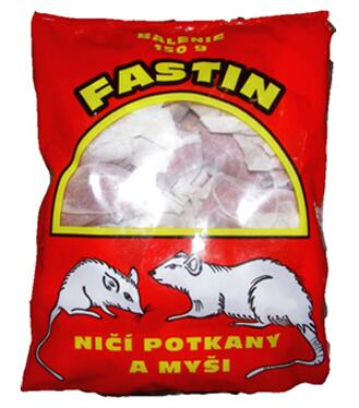 Otrava FASTIN 150g sacok-mys,potk /zuvacky