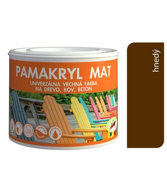 Pamakryl mat 0,4kg hnedý /tmavý/ 8007