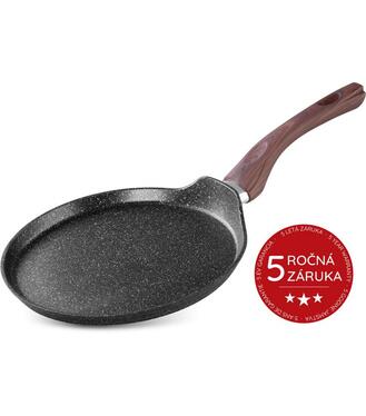 Panvica MagicHome Black Marble Line, na palacinky, 25cm