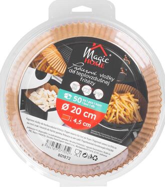 Papier MagicHome na pečenie do teplovzušnej fritézy 20x4,5 50ks