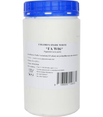 Pasta P&J Versacol FA W06 Oxide White 1l