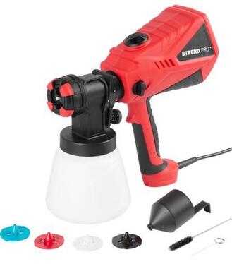 Pištoľ Strend Pro, na farbu, striekacia, s nádobkou, 600 W, 22 KPa, 1000 ml