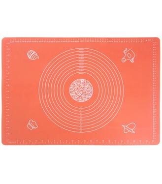 Podložka MagicHome, na cesto, silikón, červená 64x45cm