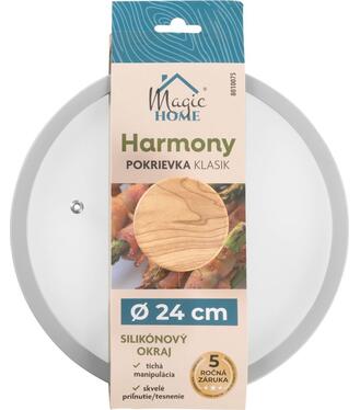 Pokrievka MagicHome Harmony, sklenená, 24cm