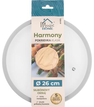 Pokrievka MagicHome Harmony, sklenená, 26 cm
