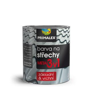 Primalex Metal 3v1 biela 0,75l