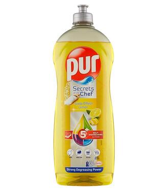 Pur Secrets of the Chef Soda Effect Lemon Prostriedok na umývanie riadu 750ml