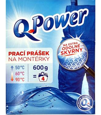 Q-Power Prací prášok na monterky 600g