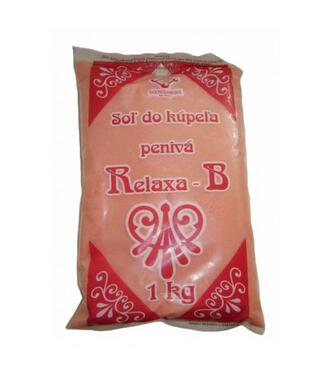 Relaxa soľ 1kg penivá Lesná jahoda