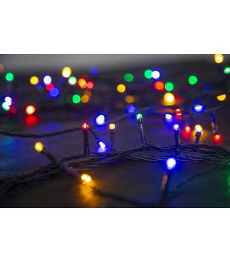 Reťaz MagicHome Vianoce Serpens 320LED červená, 8 funkcií, 230V 50Hz, s adaptérom, IP44, exteriér, L-10 m