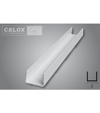 Rohova lista PVC 2,5m ukon.Tvar. U sadro