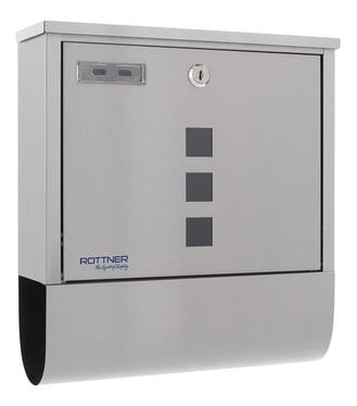 Rottner Costa Inox strieborná Schránka poštová