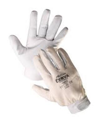 Rukavice bavln/koza-such.zips PELICAN 10