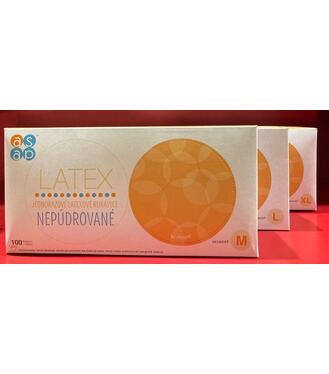 Rukavice Latex nepúdrované XL 100ks