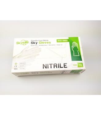 Rukavice nitril modré nepudrované XL/100ks