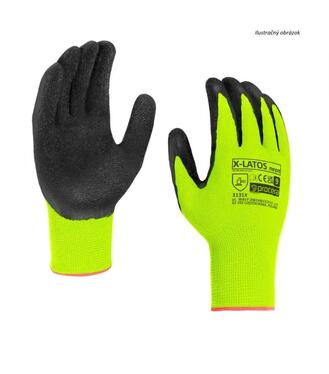 Rukavice NYLOGREEN RPL005, zelené 10