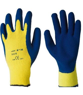 Rukavice plet. polomac.zlto/modre DAVIS