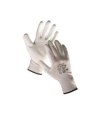 Rukavice pletene biele BUNTING EVOLUTION c.7