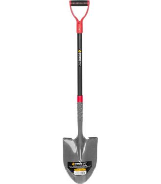 Rýľ Strend Pro Garden ErgoBULL, špicatý, s násadou D, fiberglass, drenážny, 1150 mm