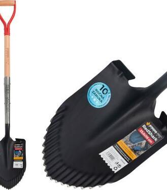 Rýľ Strend Pro Premium RedShark, špicatý, s drevenou násadou D 1150 mm, záruka 10 r.