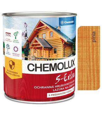 S1025 Chemolux S Extra 0602 pínia 2,5l - hodvábne lesklá ochranná lazúra na drevo