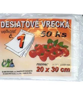 Sacky desiatove 20x30cm