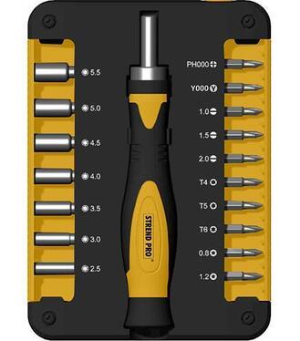 Sada naradia Strend Pro WT536, 18 dielna, bity, hlavice