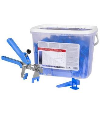 Sada nivelačná Strend Pro LS520 StarterKIT, 100x 2 mm medzerník, 100x klinok + kliešte