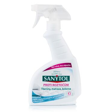 Sanytol Čistiaci prostriedok proti roztočom tkaniny matrace koberce 300ml