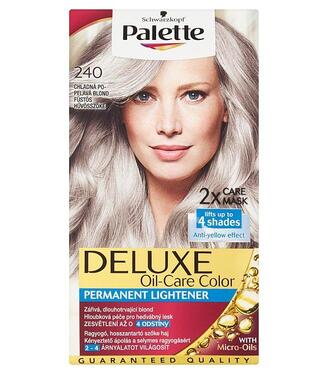 Schwarzkopf Palette Deluxe Farba na vlasy č. 240 Chladný popolavý blond