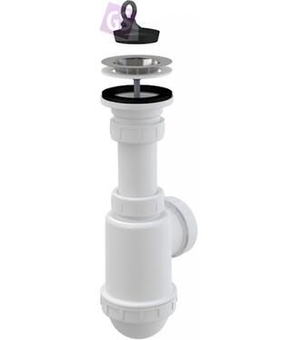 Sifón drezový s nerezovou mriežkou, priemer 70 - prípojka