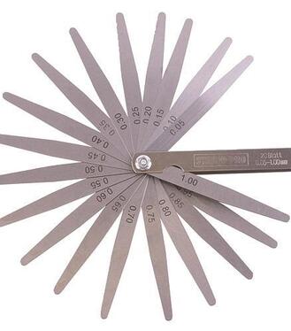 Škáromer Strend Pro TG-165, 20 listov, na meranie skár a špár